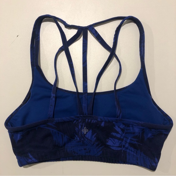 Shambhala Sports Bra Womens size Small Blue and Black colors - Picture 5 of 9